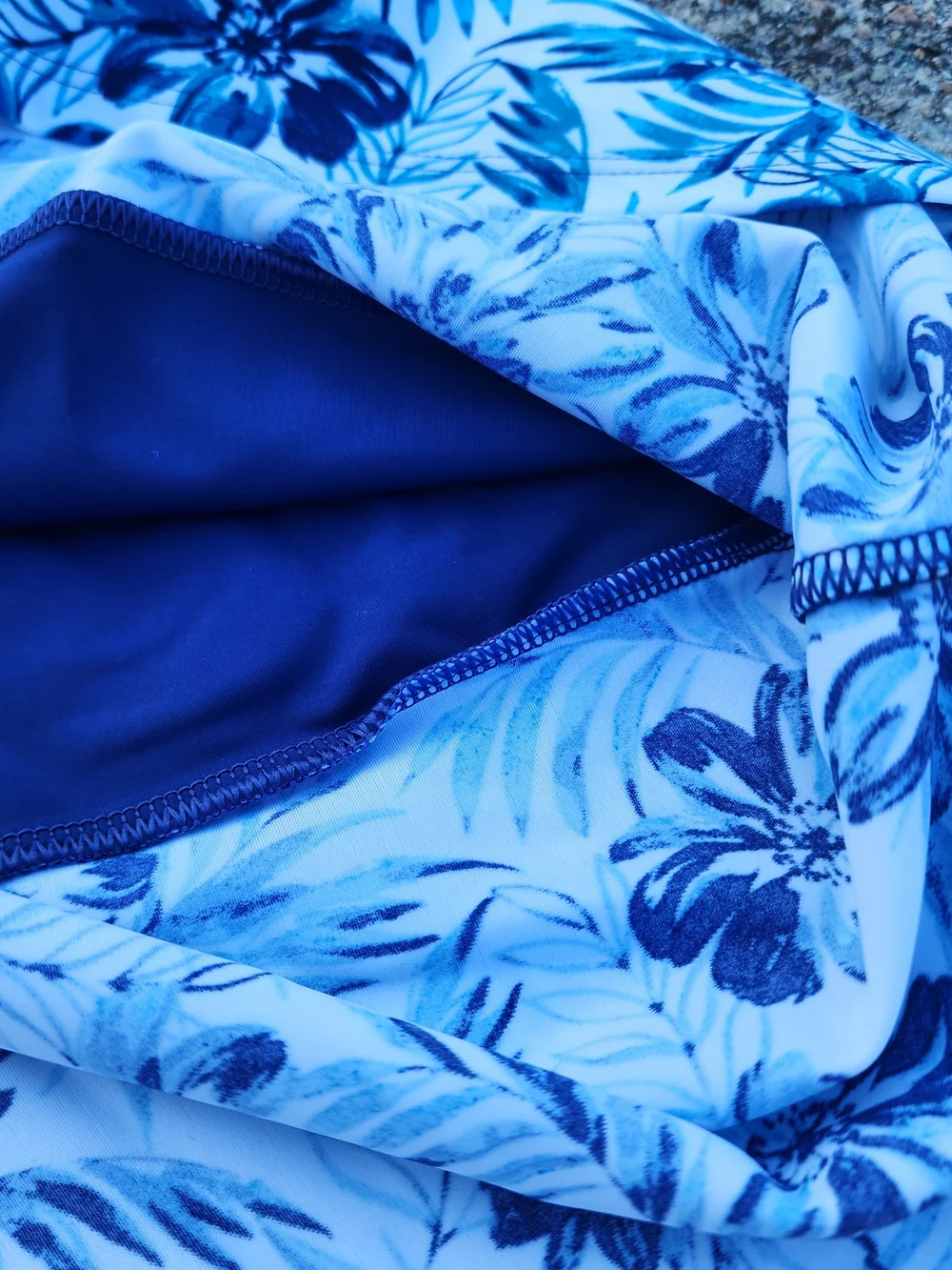 Cabana Life x Talbots Seychelles Blue Lace-Up Beach Dress UPF 50+ size Small